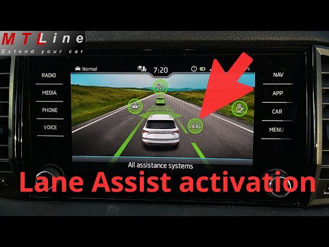 Skoda Karoq, BJ2023 - Aktivierung des Spurhalteassistenten