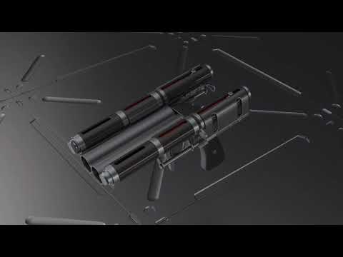 Alofs self reloading magazine on double barrel german flare pistol - camera 2