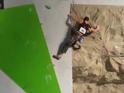 Patxi Usobiaga at IFSC Climbing Worldcup in Brno