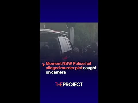 Moment NSW Police foil alleged murder plot caught on camera