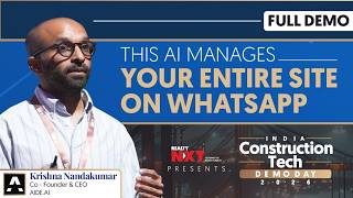 This AI Assistant Runs Your Construction Site From WhatsApp | AIDE | |ICTDD26