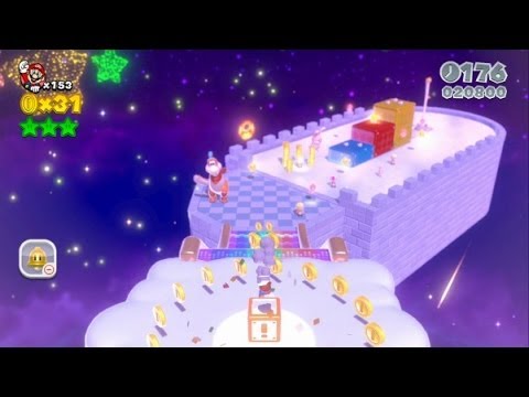 Super Mario 3D World 100% Walkthrough Part 41 - World Crown - Champion's Road