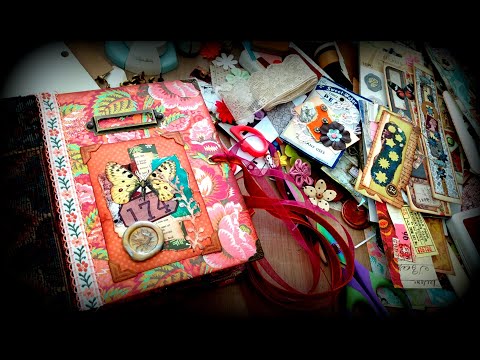 "Floral Medley" Junk Journal Flip Through! Cynthia St Anne @recollectandramble652