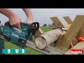 Grandininis pjūklas Makita DUC356Z Cordless chain saw, 2X18V, BL-motor 350mm, 20 m/s. (TOP HANDLE) be akumuliatoriaus ir kroviklio
