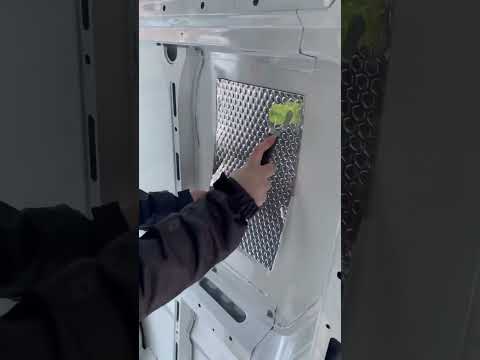 Van Conversion Sound Deadening | #vanlife #vanlifeuk #selfbuildcamper #tinyhome