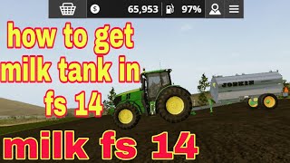 How to get milk in farming simulator 2014