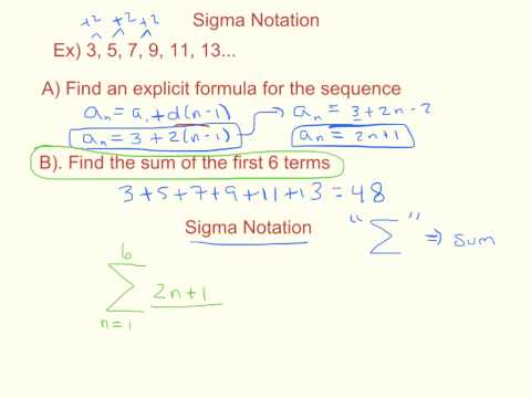 Sigma Notation