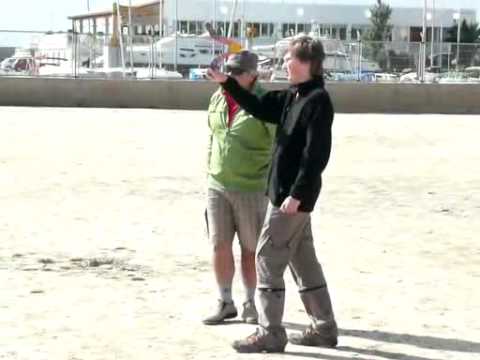 Bumerang - Lehrstunde mit Georgi :-)