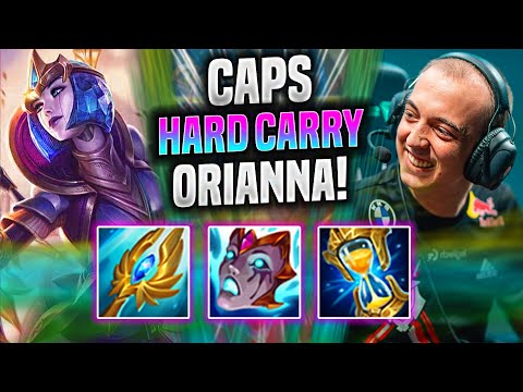 CAPS HARD CARRY WITH ORIANNA! - G2 Caps Plays Orianna Mid vs Yasuo! | Season 2022