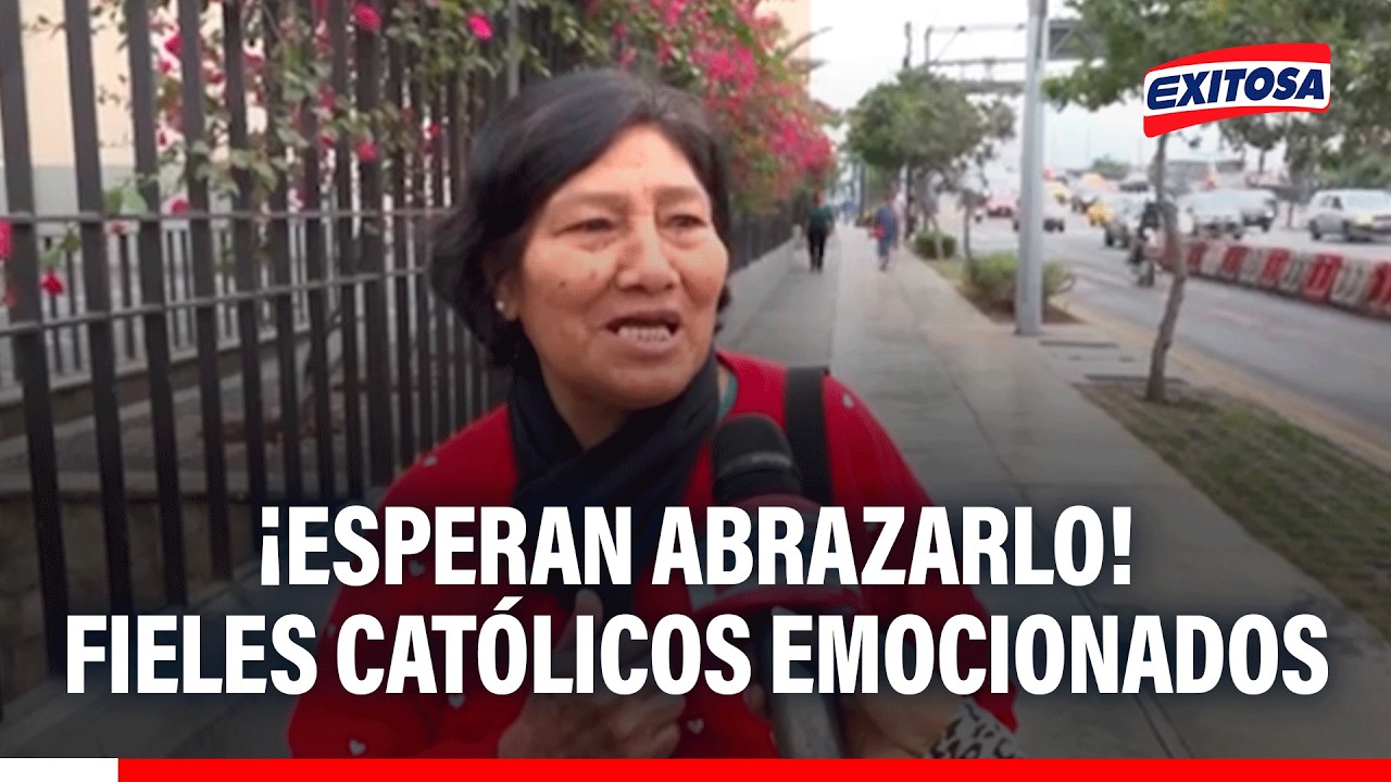 🔴🔵 ¡Esperan abrazarlo! Fieles católicos emocionados por la llegada del papa León XIV