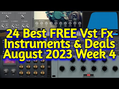 24 Best New FREE VST Plugins, Vst Instruments, Sample Packs & Best Plugin Deals - AUGUST 2023 Week 4