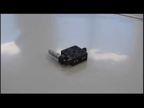 Aluminum Alloy Black Anodized Crossed-Roller Bearing Linear Stage