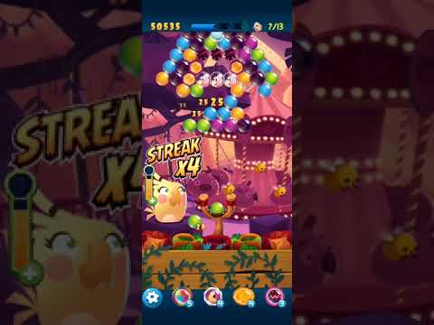 Angry Birds Pop Bubble Shooter LEVEL 466 3 STARS NO BOOSTERS #angrybirdspopbubbleshooter