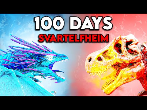 I Spent 100 Days in Ark Ascended Svartelfheim