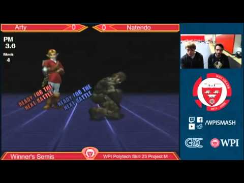 WPI PTS 23 - Arty (Snake) vs Natendo (Link, Olimar) - Project M - Winners Semifinals