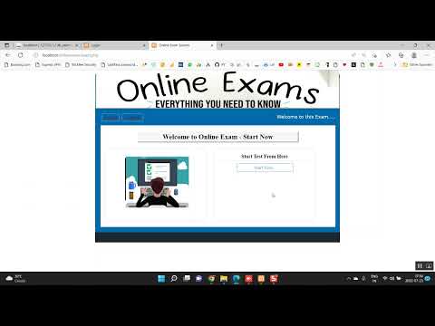 Online Examination and Performance in PHP Application Projects