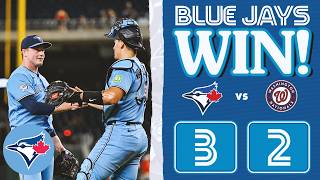 Blue Jays hold off Nationals in pitching clinic to win series opener!