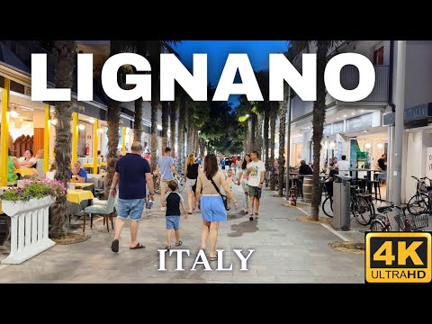 Lignano Sabbiadoro Italy, in Summer 4K UHD