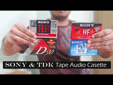 Sony HF90, HF60, EF90, TDK D90  Blank AUDIO Tape casette Review | Ebay USA | TYPE 1[sandhikshandas]