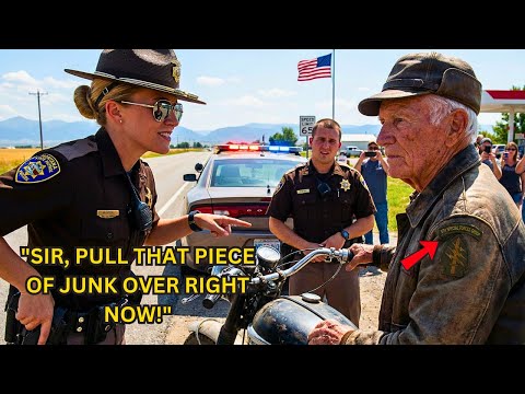 She Tried to Mock an 82-Year-Old Biker — Until the Generals Arrived and Silenced Her.