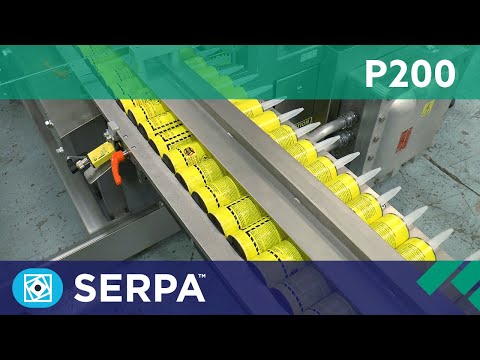 P200 Side Load Case Packer running tubes – Serpa Packaging Solutions