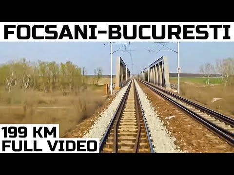 Focsani - Bucuresti - full rear view - train ride - Zugfahrt - romanian routes