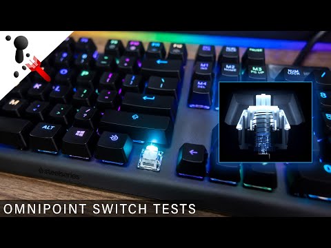 Do OmniPoint Switches give an advantage in game? SteelSeries Apex Pro Mechanical Keyboard Tests