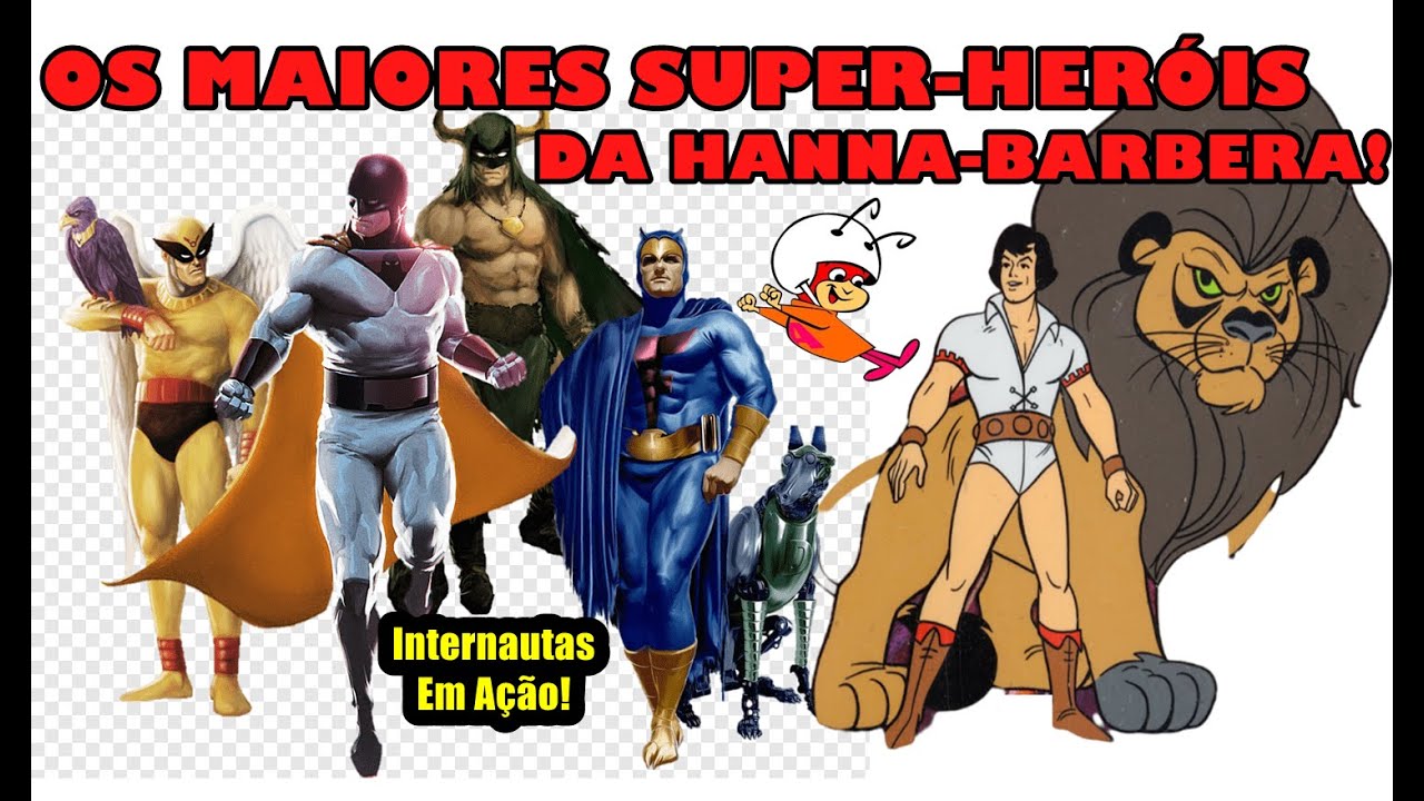 Super-heróis da Hanna-Barbera! Veja nossa lista com os 11 maiores desenhos de super-heróis HB!