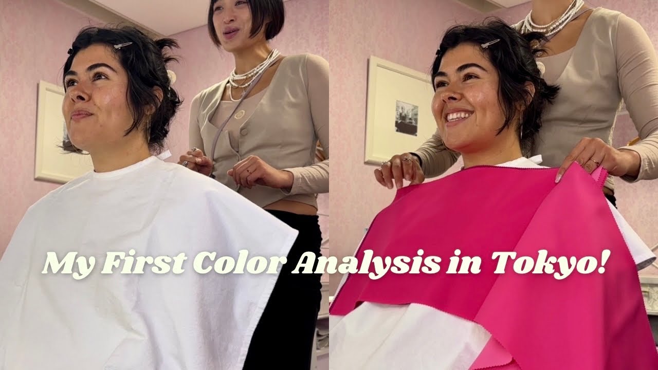 ASMR | Professional Color Analysis in Tokyo (Unintentional ASMR)
