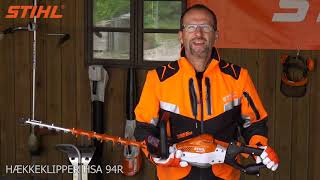 HSA 94R professionel hækkeklipper på batteri