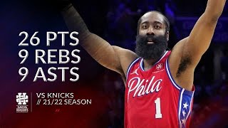 [高光] James Harden  26 Pts 9 Rebs 9 Asts