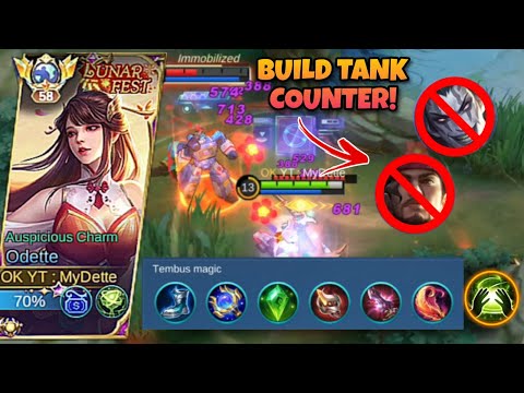 BERALIH KE BUILD TEMBUS TANK + HIGH MOBILITY ODETTE! I ODETTE TOP GLOBAL I ODETTE GAMEPLAY I SKIN