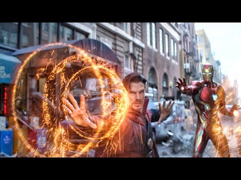 Avengers infinity war: Iron man | doctor strange | iron spider | fight scene clips in tamil 1080p