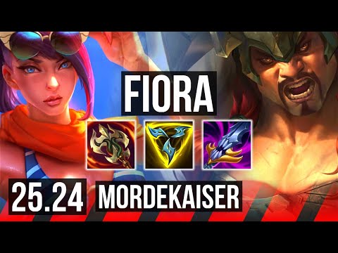 FIORA vs MORDEKAISER (TOP) | KR Master | 25.24
