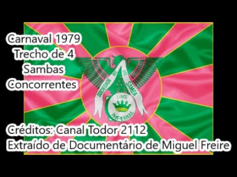 Lins Imperial 1979 - Trecho de 4 Sambas Concorrentes