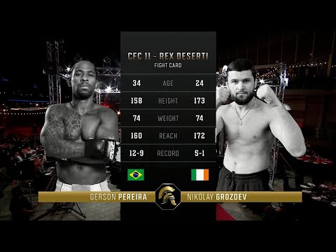 Gerson Pereira vs Nikolay Grozdev | FREE FIGHT | CFC 23 Dubai