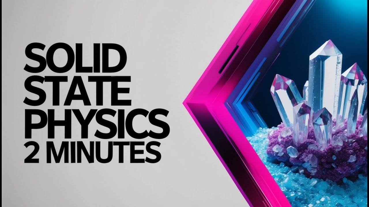 Solid State Physics in 2 Minutes