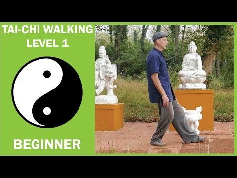 Tai-Chi Walking Series for Beginners through Advanced. Video 1 of 4 ~ Beginners Walking