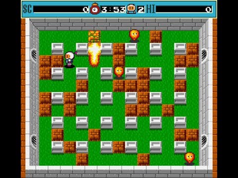 Dyna Blaster (PC/DOS) Longplay, 1992, Hudson Soft