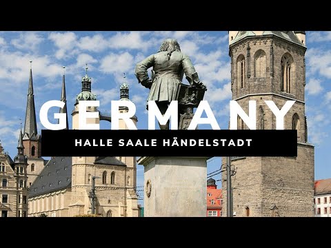 Halle Saale Händelstadt  Walking Tour |  Tourist Attraction Germany 4K