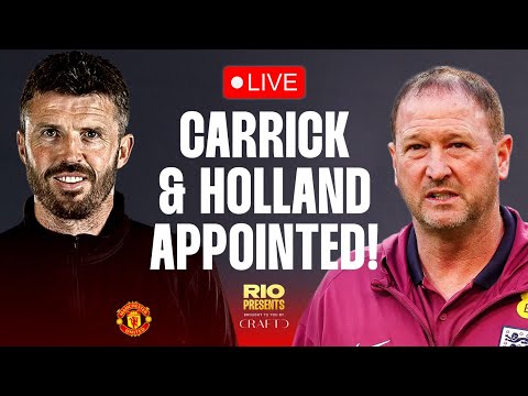 Carrick Officially Appointed at Man Utd! Rio Ferdinand Reacts #manchesterunited