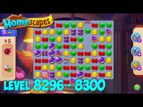 Homescapes level 8296 8297 8298 8299 8300 🏡 Playrix HD