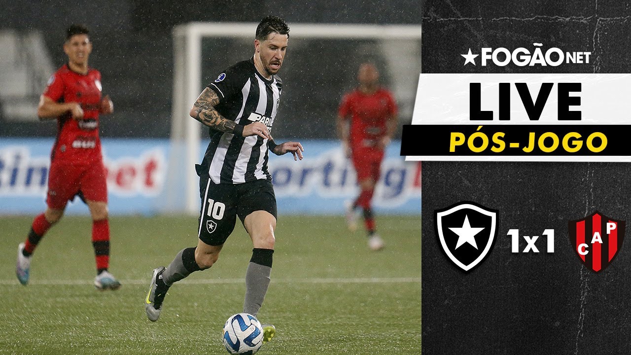 LIVE | Pós-jogo e repercussão de Botafogo 1 x 1 Patronato pela Copa Sul-Americana; vaga confirmada