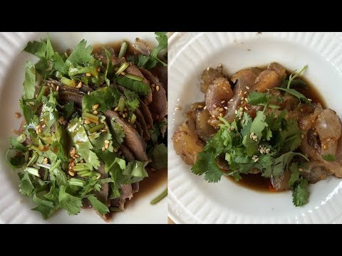Hot and Spicy Beef Tendon and Beef Shank (麻辣牛筋和牛腱)