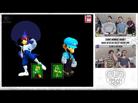 HFLAN 2019 - Malmortis & SchlimmShady (GREEN) VS Alain & Jah Ridin' (GREEN) TEAMS WR1 - Smash Melee