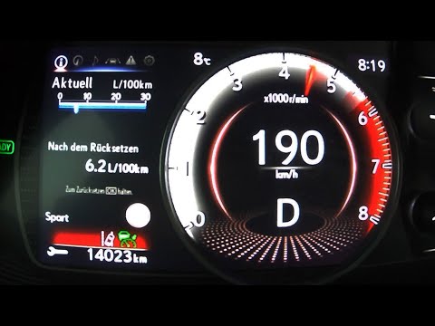 2020 Lexus ES 300h Luxury Line 0-100 kmh kph 0-60 mph Tachovideo Beschleunigung Acceleration