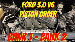 FORD 3.0 PISTON ORDER - FORD ESCAPE