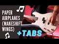 AFI - "Paper Airplanes (Makeshift Wings)" (Bass Cover w/ Tabs on Screen)