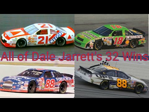 All of Dale Jarrett's 32 Wins