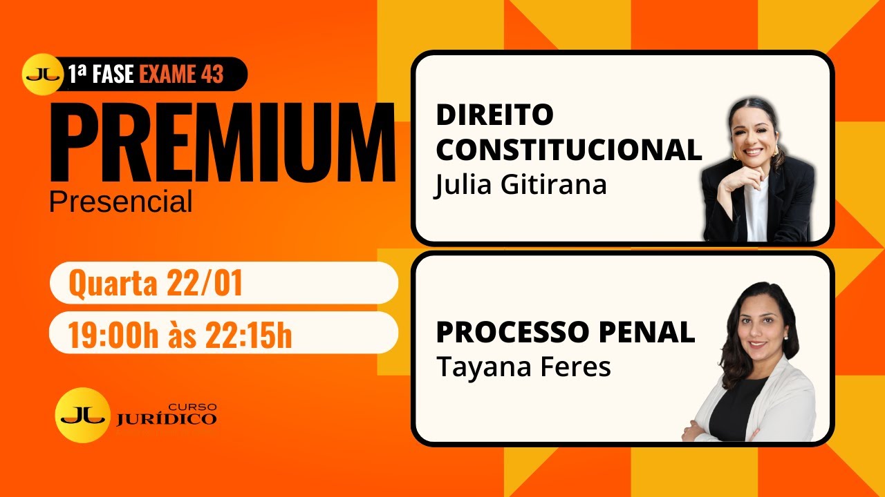 AULA INAUGURAL - 1ª FASE - 43º Exame (OAB) #aovivo